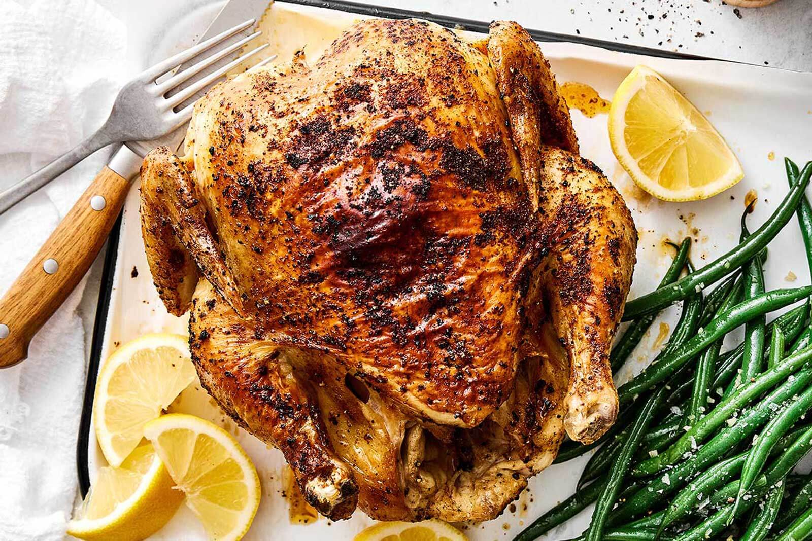 Minute Prep Air Fryer Whole Chicken for Fast Dinners & Meal Prep
